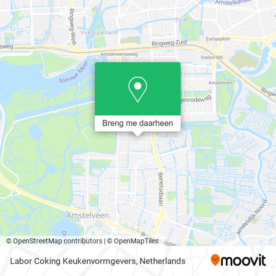 Labor Coking Keukenvormgevers kaart