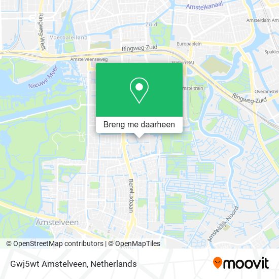 Gwj5wt Amstelveen kaart