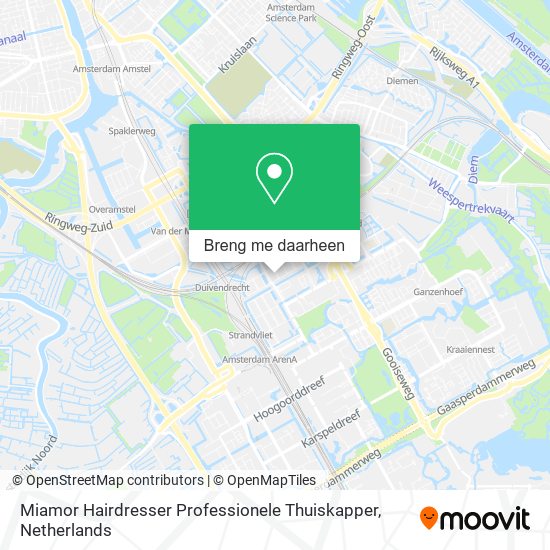 Miamor Hairdresser Professionele Thuiskapper kaart