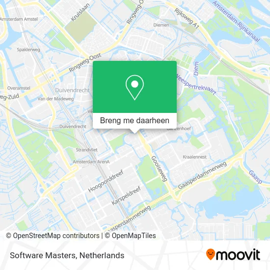 Software Masters kaart