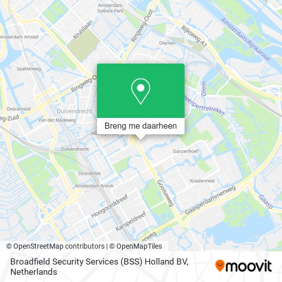 Broadfield Security Services (BSS) Holland BV kaart