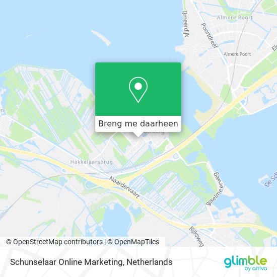 Schunselaar Online Marketing kaart