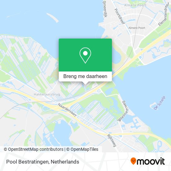 Pool Bestratingen kaart