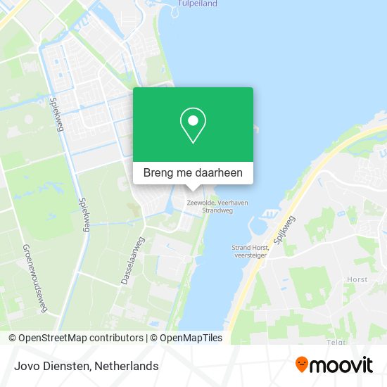 Jovo Diensten kaart