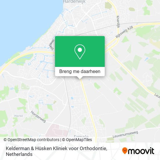 Kelderman & Hüsken Kliniek voor Orthodontie kaart