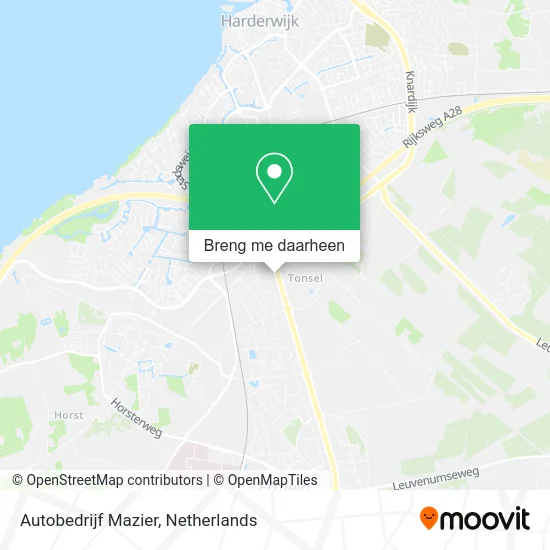 Autobedrijf Mazier kaart