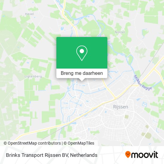 Brinks Transport Rijssen BV kaart