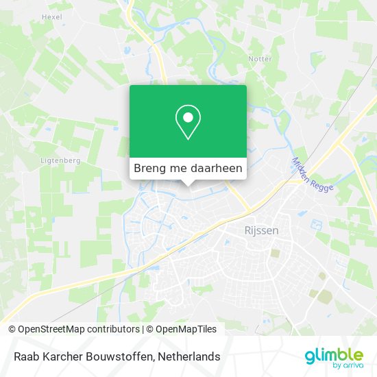 Raab Karcher Bouwstoffen kaart