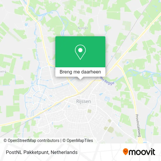 PostNL Pakketpunt kaart