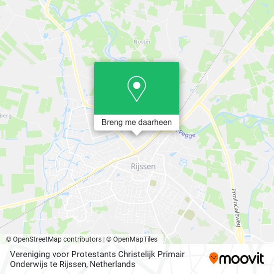 Vereniging voor Protestants Christelijk Primair Onderwijs te Rijssen kaart