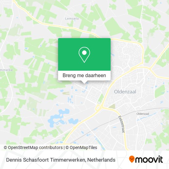 Dennis Schasfoort Timmerwerken kaart