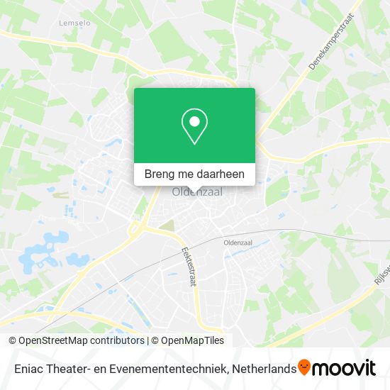 Eniac Theater- en Evenemententechniek kaart