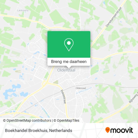 Boekhandel Broekhuis kaart
