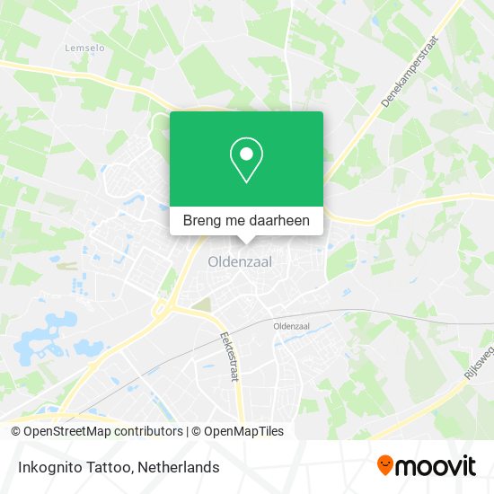 Inkognito Tattoo kaart