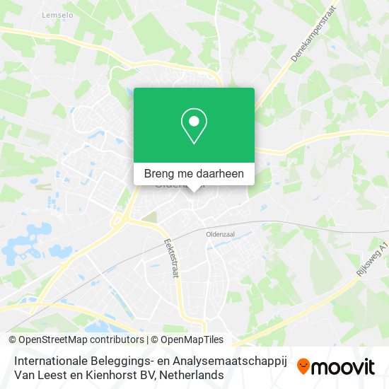 Internationale Beleggings- en Analysemaatschappij Van Leest en Kienhorst BV kaart