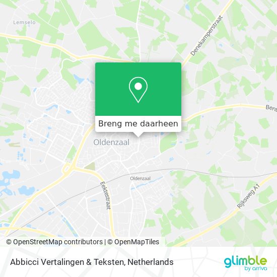 Abbicci Vertalingen & Teksten kaart