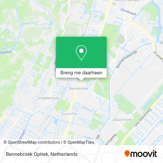 Bennebroek Optiek kaart
