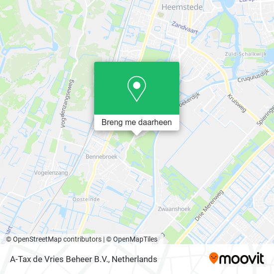 A-Tax de Vries Beheer B.V. kaart