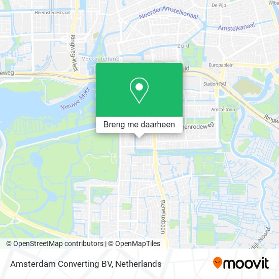 Amsterdam Converting BV kaart