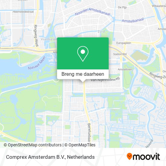 Comprex Amsterdam B.V. kaart