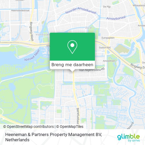 Heeneman & Partners Property Management BV kaart