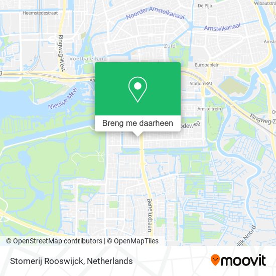 Stomerij Rooswijck kaart