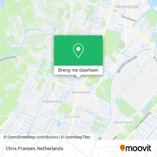 Chris Fransen kaart