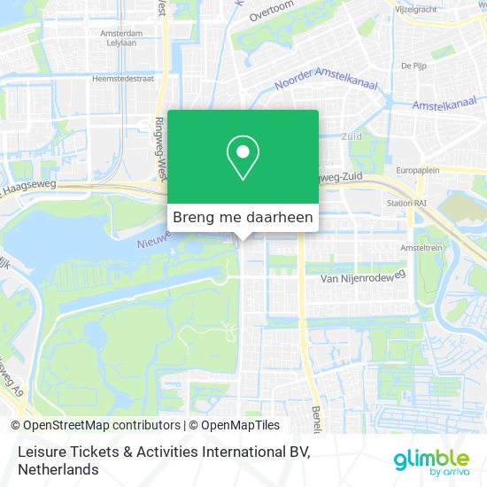 Leisure Tickets & Activities International BV kaart