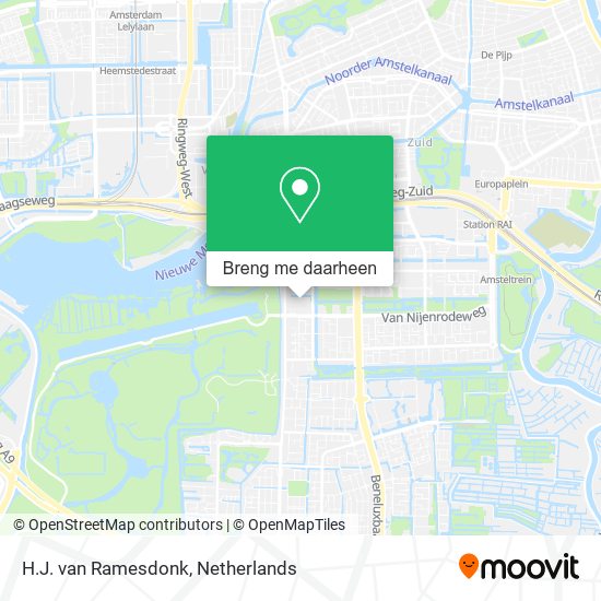 H.J. van Ramesdonk kaart