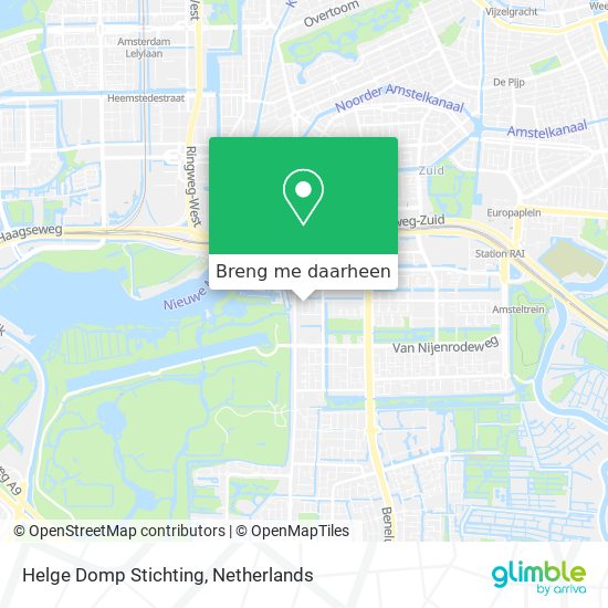 Helge Domp Stichting kaart