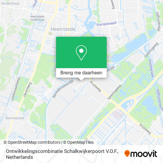 Ontwikkelingscombinatie Schalkwijkerpoort V.O.F. kaart