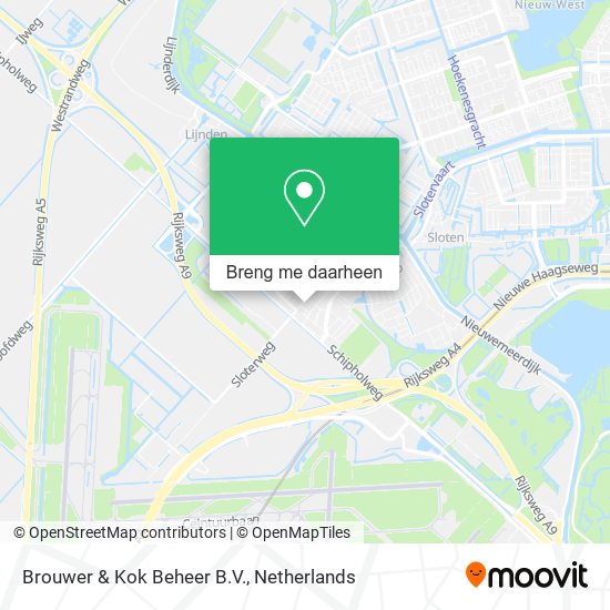 Brouwer & Kok Beheer B.V. kaart
