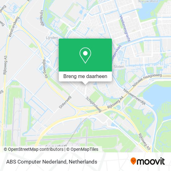 ABS Computer Nederland kaart