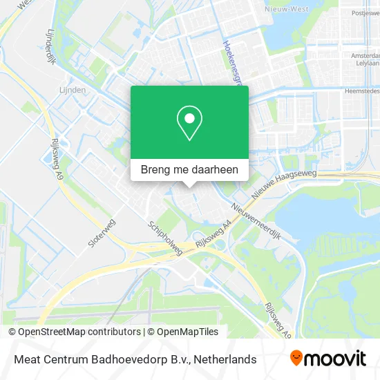 Meat Centrum Badhoevedorp B.v. kaart