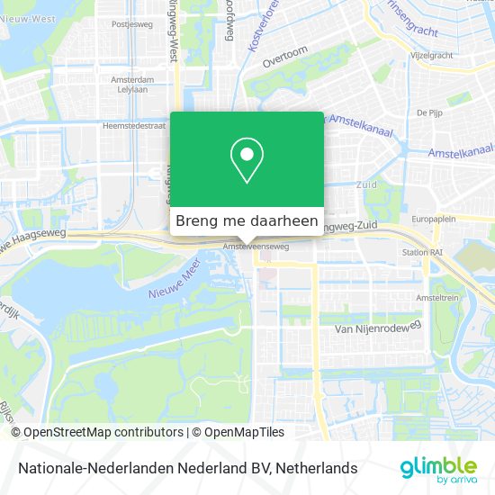 Nationale-Nederlanden Nederland BV kaart