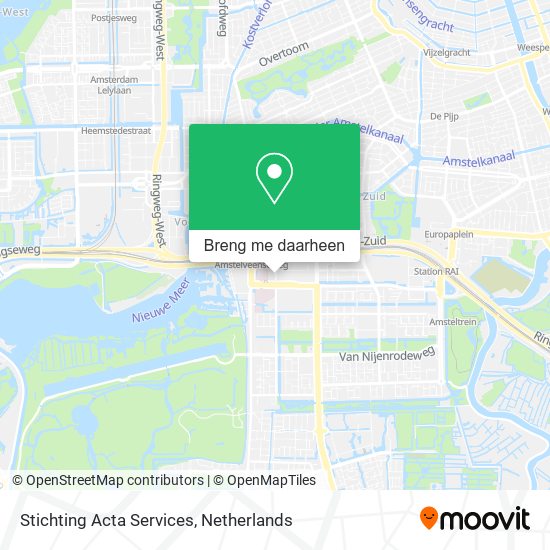 Stichting Acta Services kaart