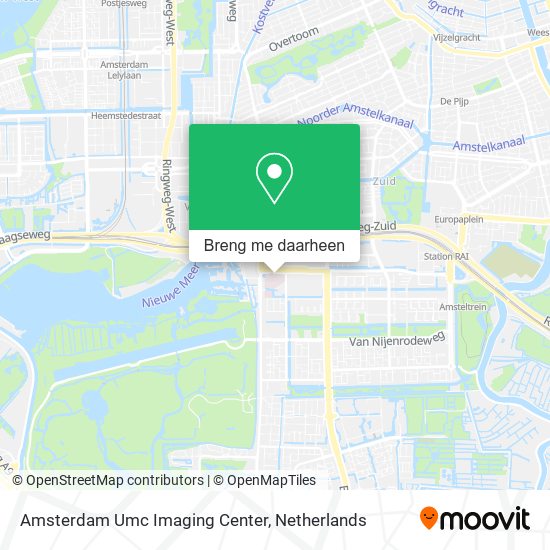 Amsterdam Umc Imaging Center kaart