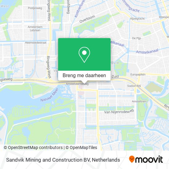 Sandvik Mining and Construction BV kaart