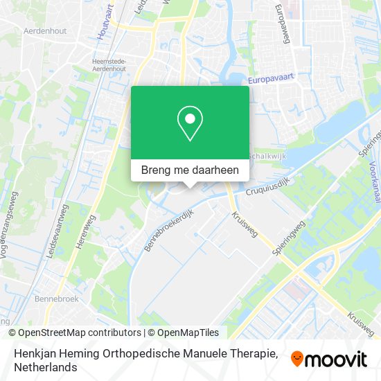 Henkjan Heming Orthopedische Manuele Therapie kaart