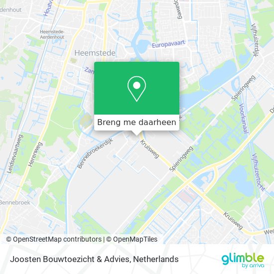Joosten Bouwtoezicht & Advies kaart
