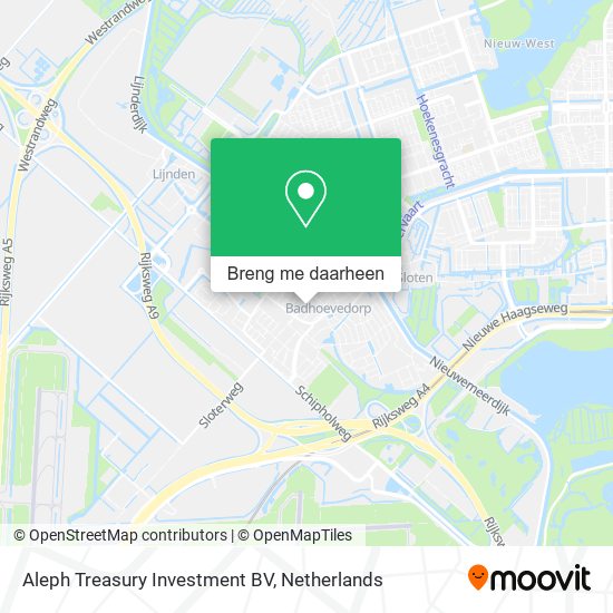 Aleph Treasury Investment BV kaart