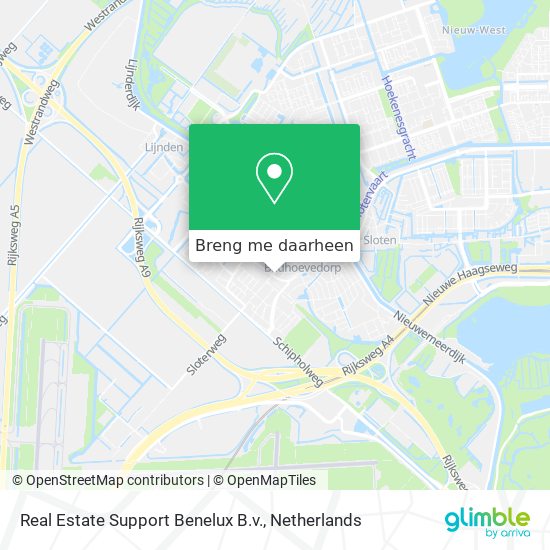 Real Estate Support Benelux B.v. kaart