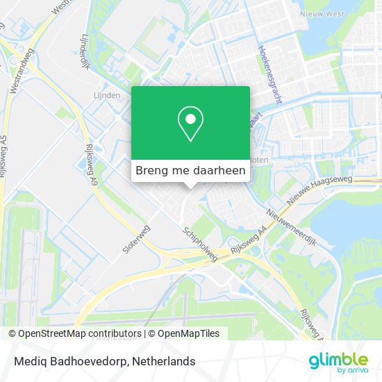 Mediq Badhoevedorp kaart