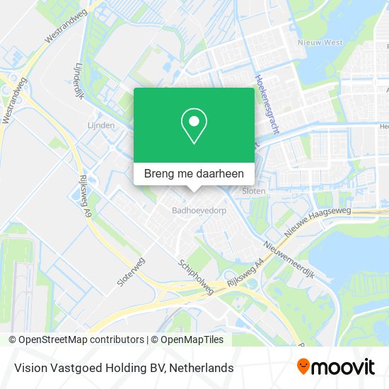 Vision Vastgoed Holding BV kaart