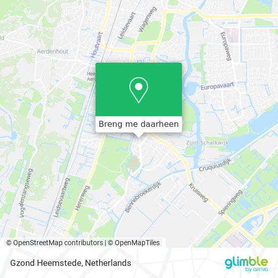 Gzond Heemstede kaart