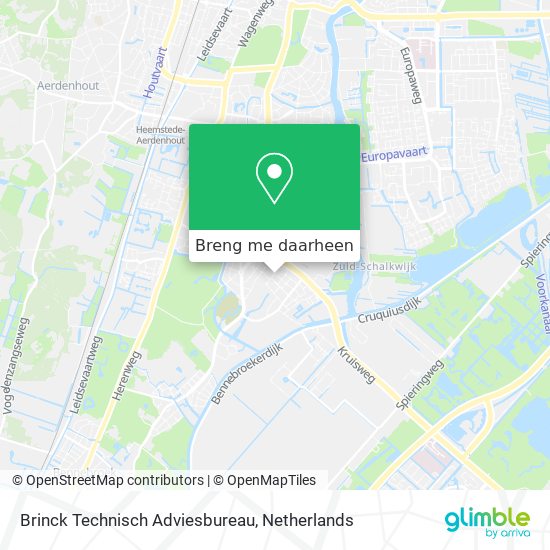 Brinck Technisch Adviesbureau kaart