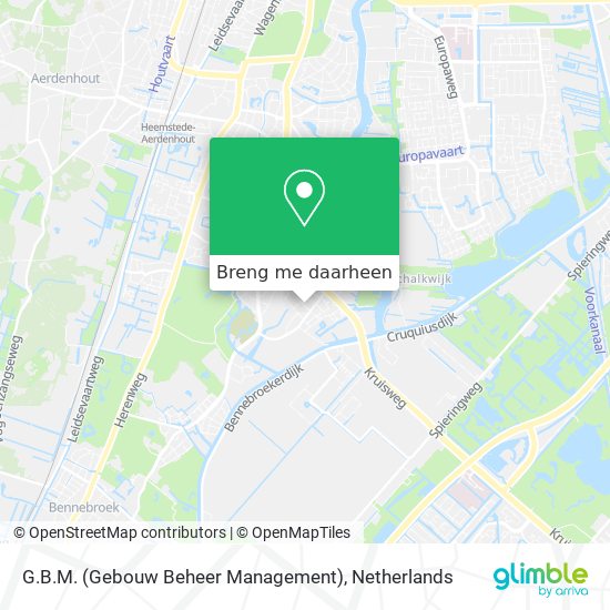 G.B.M. (Gebouw Beheer Management) kaart