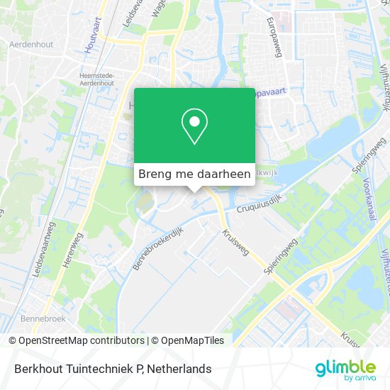 Berkhout Tuintechniek P kaart