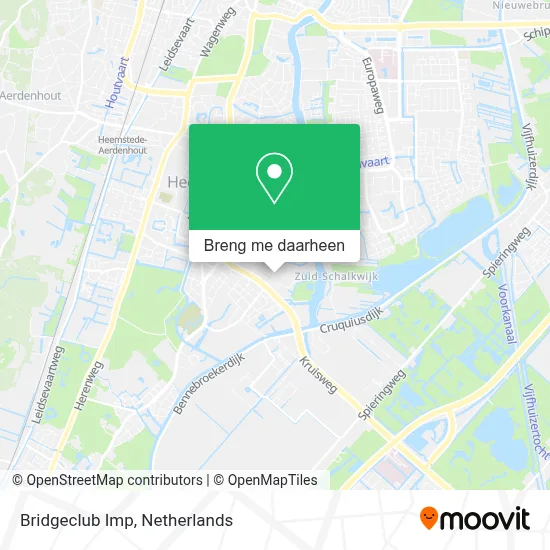 Bridgeclub Imp kaart