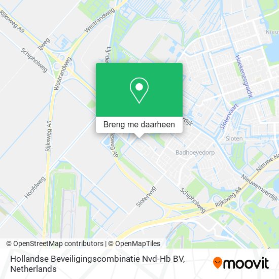 Hollandse Beveiligingscombinatie Nvd-Hb BV kaart